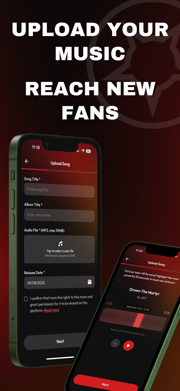 Upload your music, reach new fans