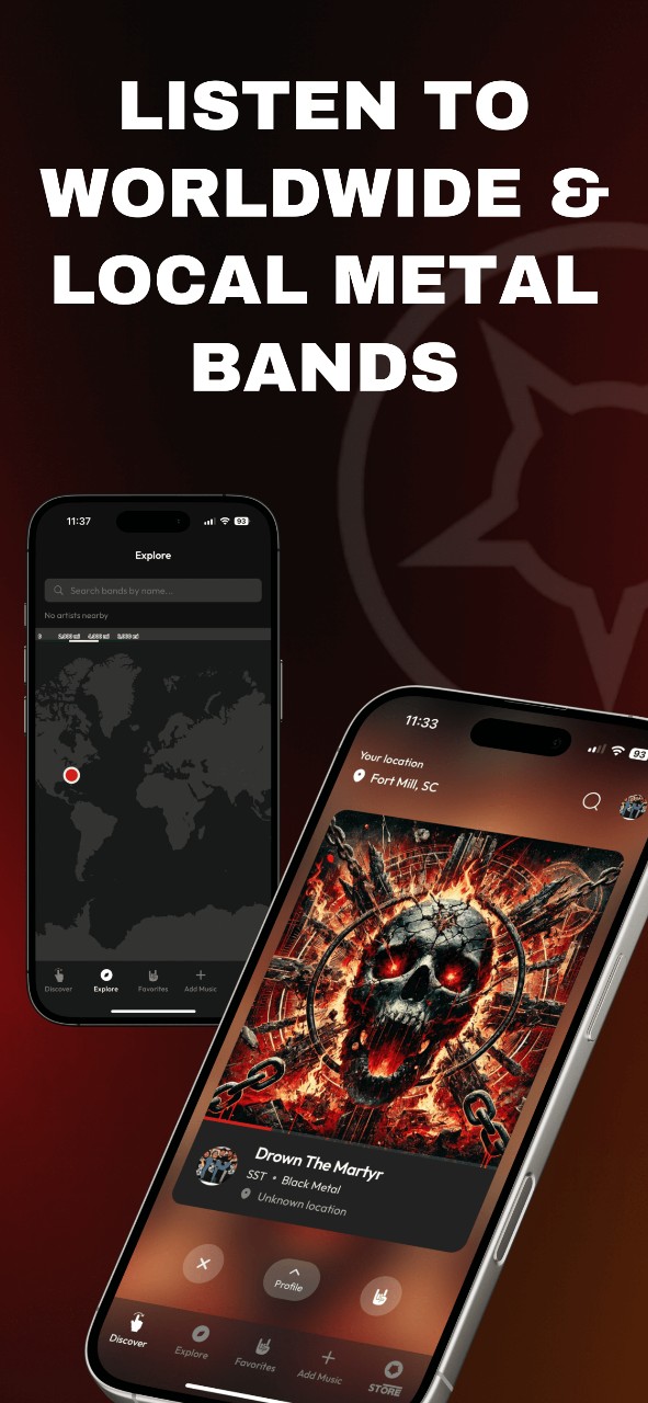 List to worldwide and local metal bands