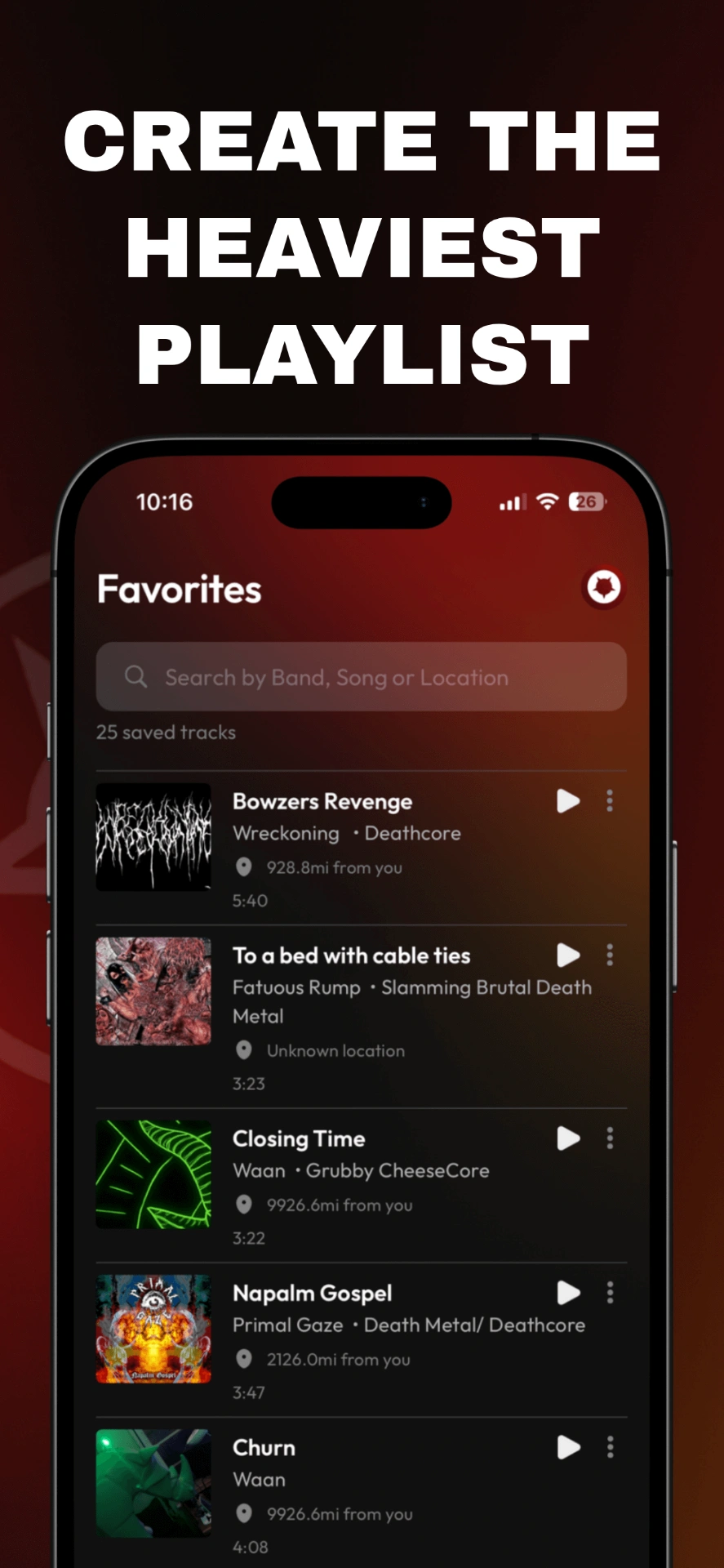 13 Create the heaviest playlist