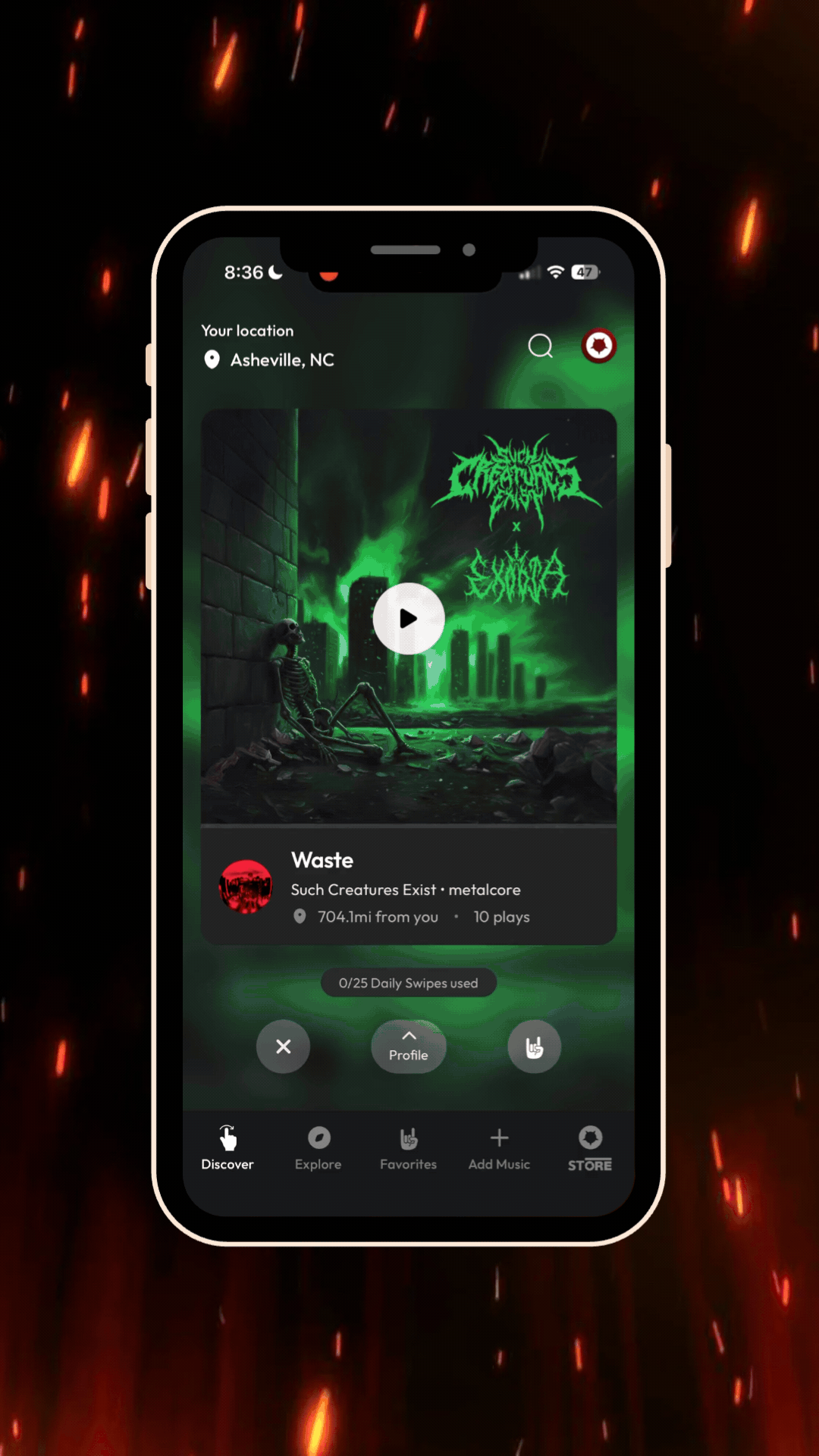 Discover. Swipe. Support.